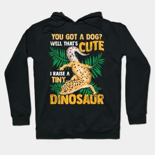 Gecko You Got A Dog I Raise A Tiny Dinosaur Hoodie